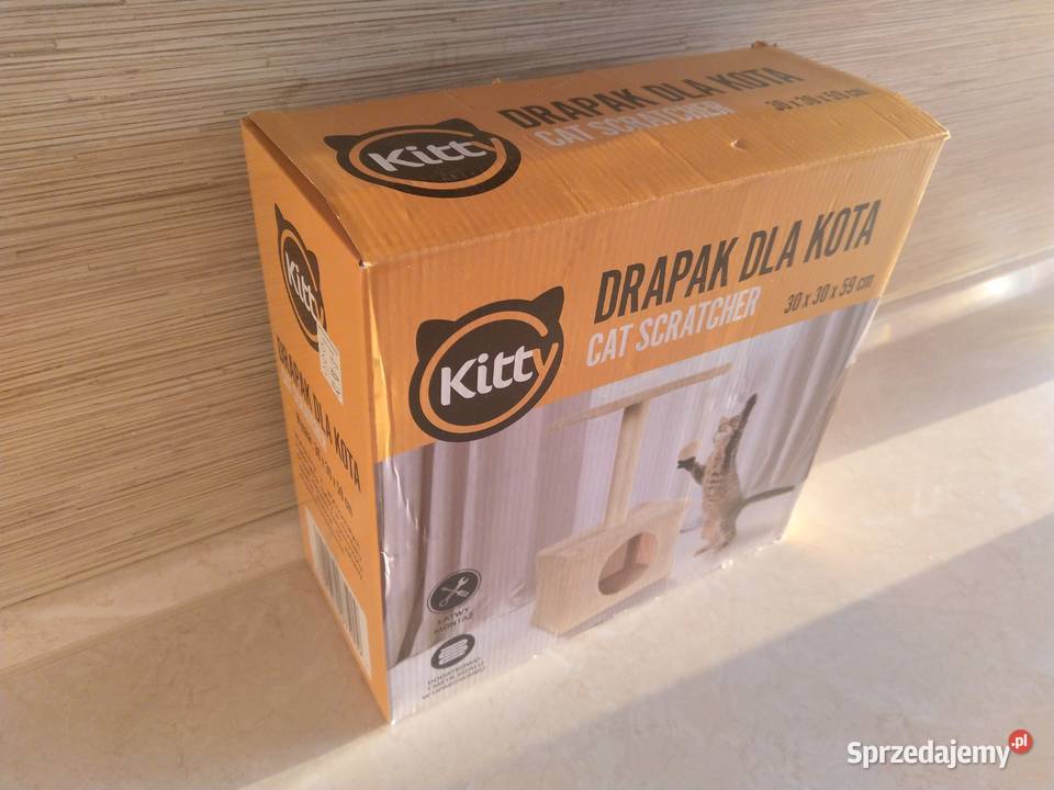 NAJTANIEJ Drapak Kota Duży 59 Niski Domek śląskie Zabrze