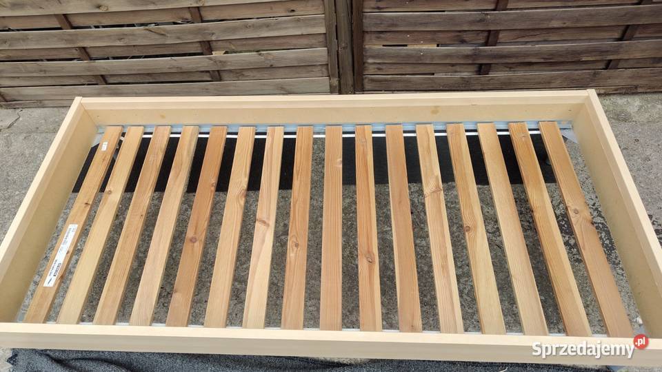 Łóżko 90x200 stelaż materac IKEA Sultan Warszawa