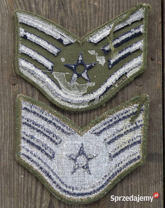 Naszywki USAF na ramię komplet dolnośląskie sprzedam