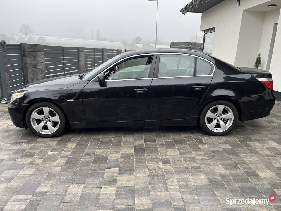 BMW E60 Czarna Sedan Zadbana Toruń