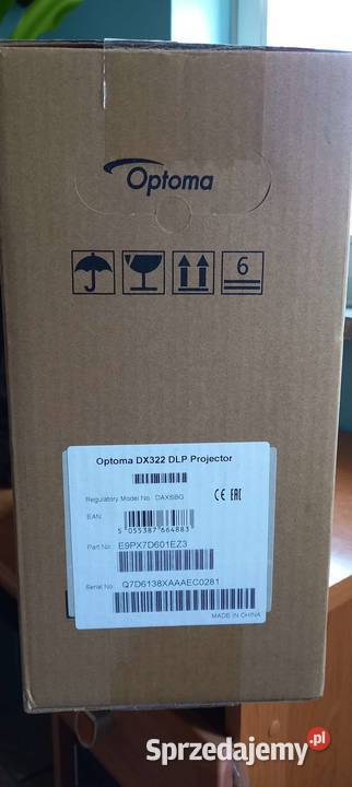 Nowy Projektor Optoma DX322 Monitory i projektory Gdańsk sprzedam