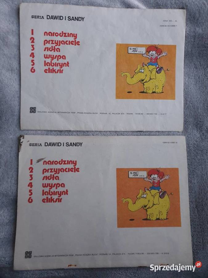 David i Sandy 4 tomy 1988 Edward Lutczyn dla dzieci
