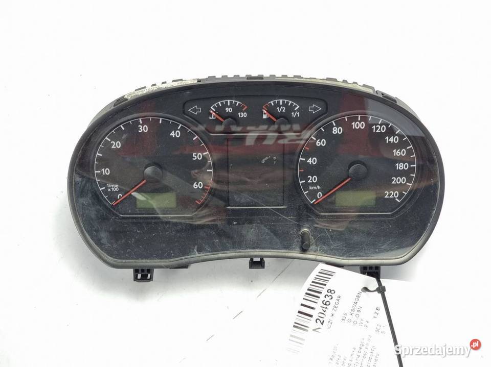 LICZNIK ZEGAR VOLKSWAGEN POLO 9N 6Q0920800P Lipno