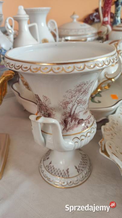 Amfora wazon Bareuther Waldssasen Bavaria Porcelana i szkło Gdańsk