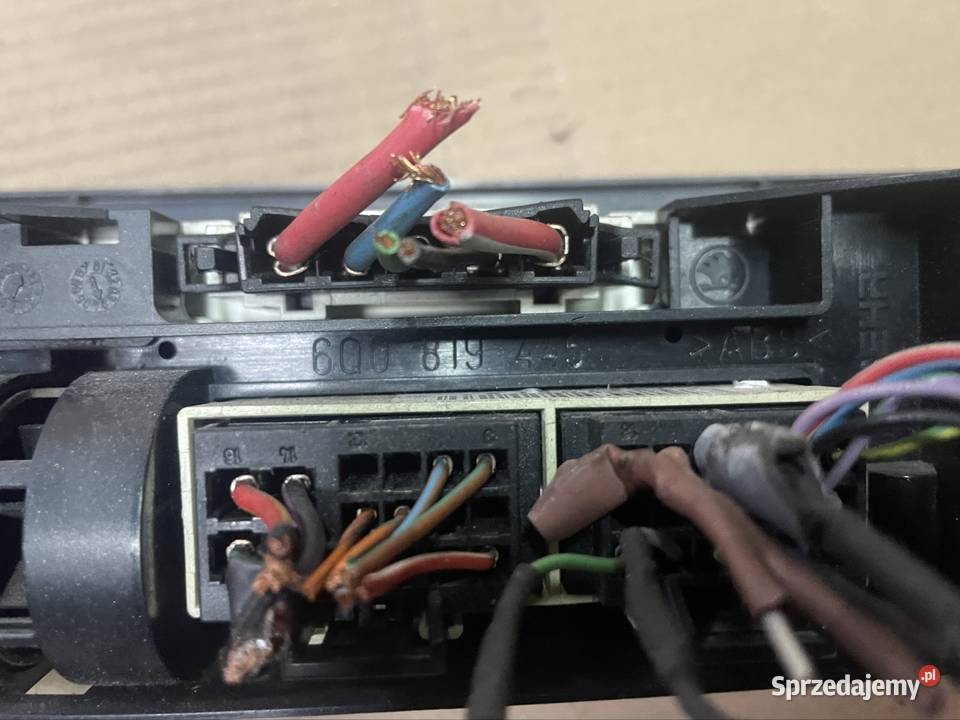 6Q0819445 panel nawiewu klimatyzacji skoda fabia Części samochodowe Szczecin