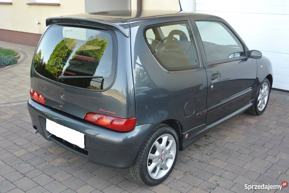 Fiat Seicento 11 ABARTH SKÓRA ALU grafitowy Karczew
