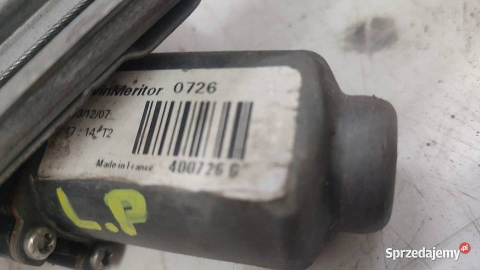 SILNICZEK PODNOSZENIA SZYBY Z MECHANIZMEM PRZÓD
