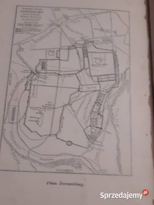 stara książka ptPrzechadzki Jerozolimie z 1897r Antyki, Sztuka, Kolekcje