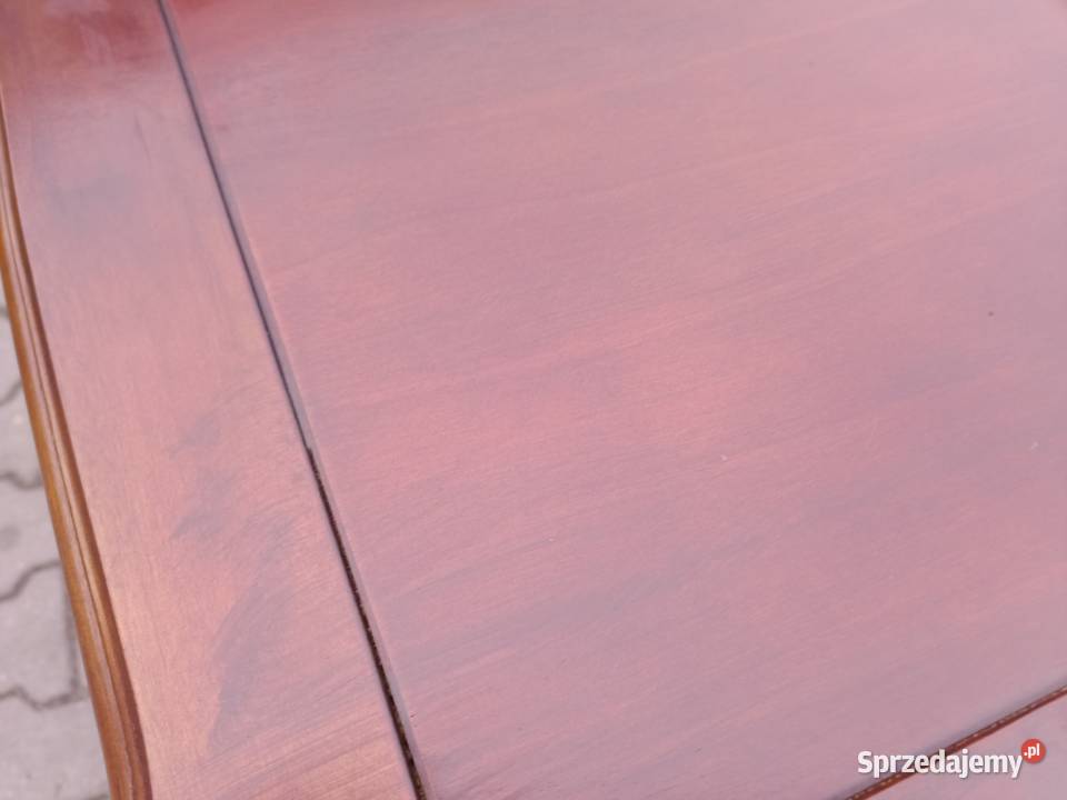 Komplet SANTIAGO 311 i Ława Dąb Skóra Bordo Kozy