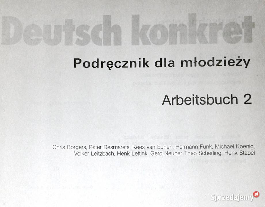 Deutsch konkret Podręcznik młodzieży Arbeitabuch Chełm