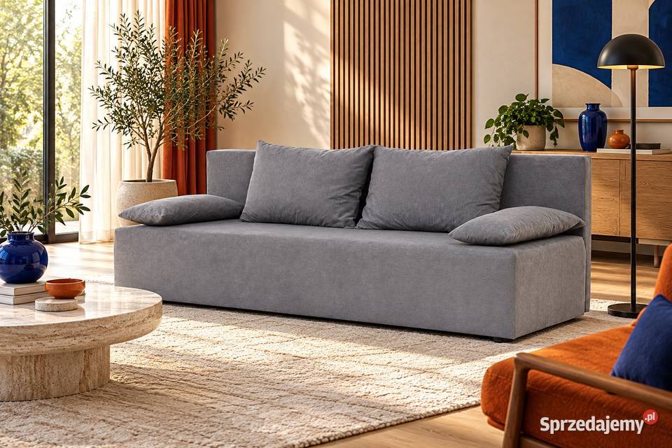 Sofa Lila z funkcją spania i pojemnikiem lubelskie