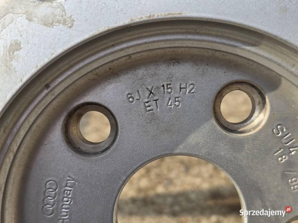 Alufelgi Audi A4 B5 6Jx15 H2 ET 45 450 Samochodowe Mietków