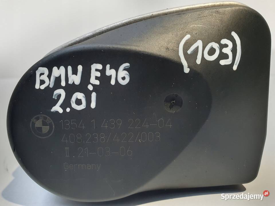 PRZEPUSTNICA BMW E87 E90 20 i oryginał 1439224 osobowe lubelskie Chełm