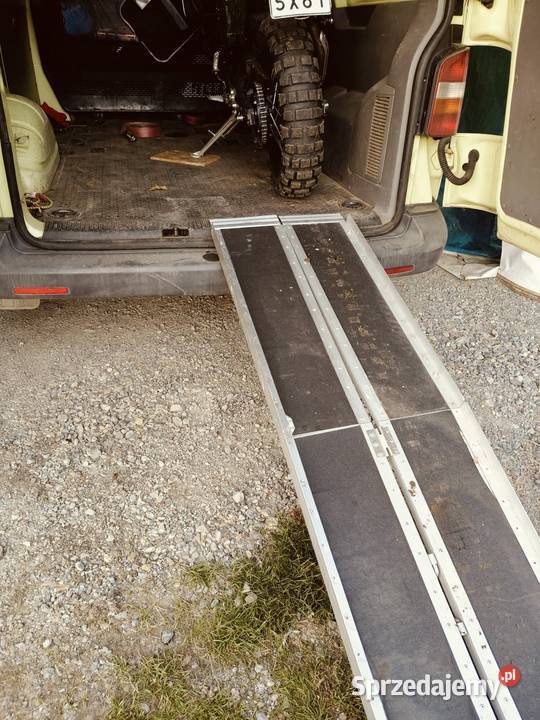 Aluminiowy składany najazd motocyklowy walizka Sandomierz sprzedam