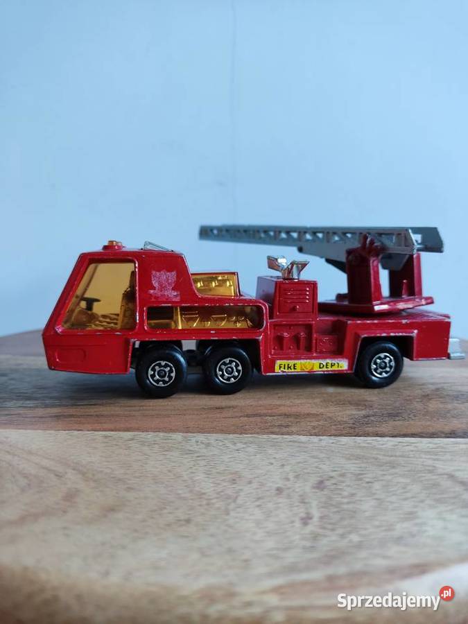 Matchbox Lesney Super Kings K9 wóz strażacki Głuchołazy