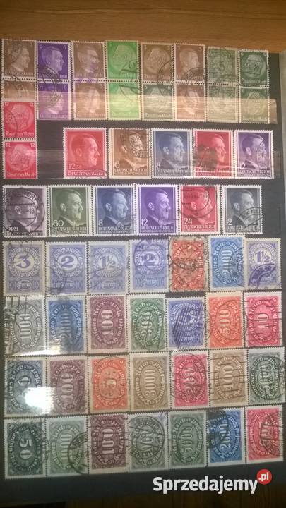 znaczki NIEMCY zestaw 82 stemplowane Warszawa