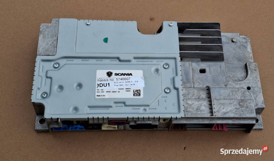 SCANIA KASETA MODUŁ DDU STEROWNIK KOMPUTER EURO Bieleń