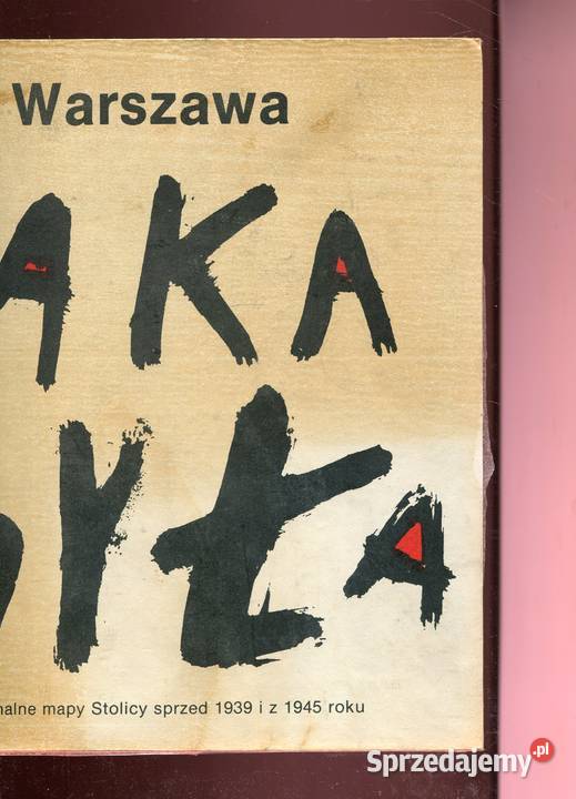 Warszawa jaka była oryginalne mapy Stolicy Szczecin