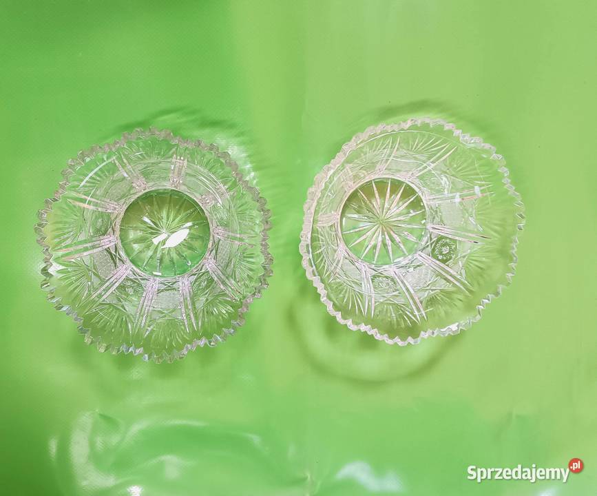 Miski kryształowe kryształy 2 sztuki Miski opolskie Opole