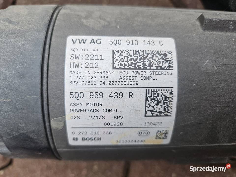 5Q0959439R TIGUAN LIFT MAGLOWNICA PRZEKŁADNIA Przekładnie kierownicze małopolskie Wadowice