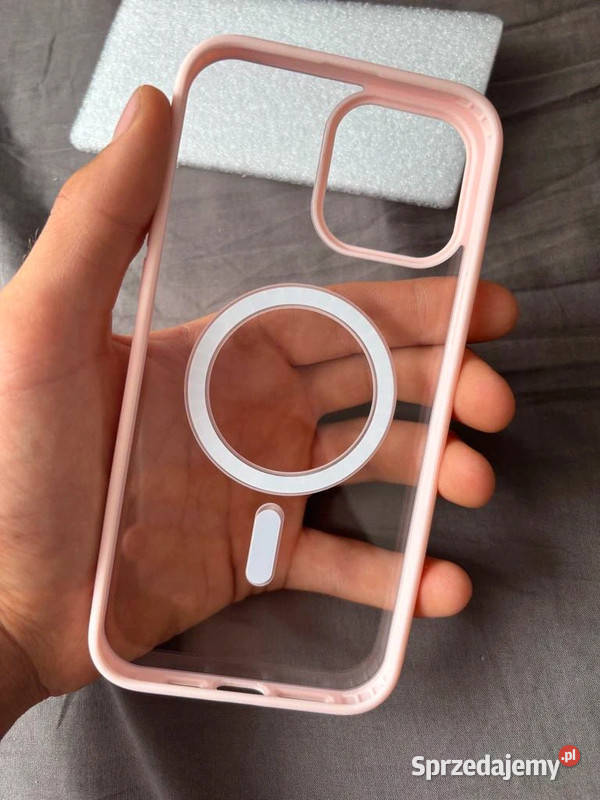 Etui IPhone 13 Pro MagSafe Cover różowe mocne Brzesko