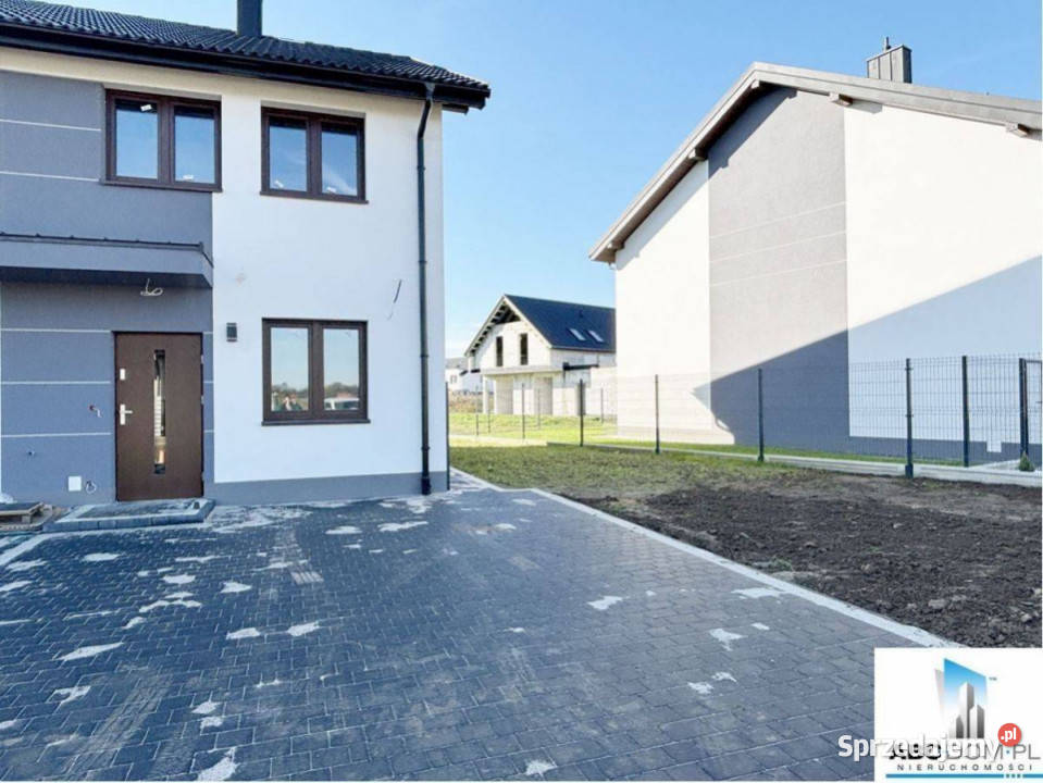 Niepołomice skrajna szeregówka z ogródkiem sprzedam