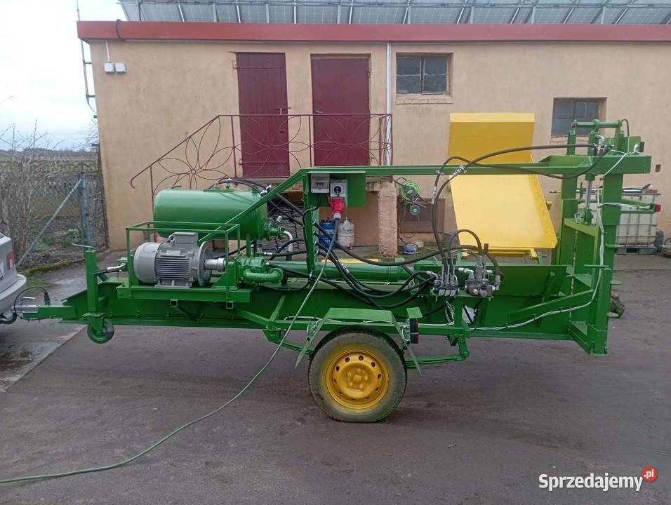 NOWA łuparka hydrauliczna 27 ton samozaładowcza wielkopolskie Słuszków