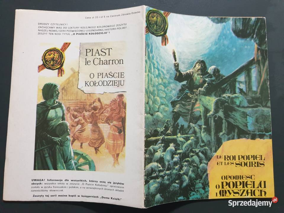 Opowieść o Popielu i Myszach jęz francuski historyczne i wojenne sprzedam