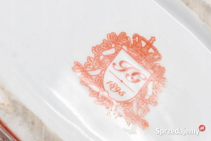 Porcelanowy Czerwony Wazon Róże Porcelana 33 Kraków sprzedam