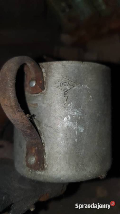 Kubek oryginalny IDEAL 7 metalowy stary lata Warszawa sprzedam