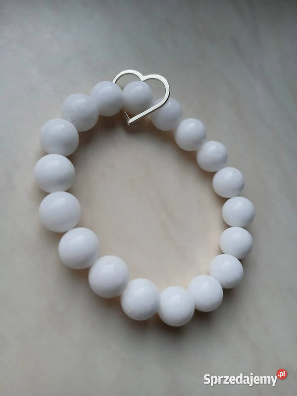 Bransoletki damskie Ągat białyJaspis Bransoletki Kielce