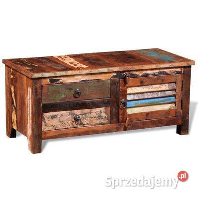 vidaXL Szafka TVszafka boczna lite drewno z Warszawa