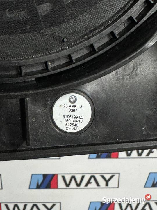 BMW F10 F11 GŁOŚNIK NISKOTONOWY CENTRALNY LEWY Sprzęt audio fabryczny