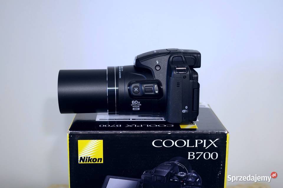 Nikon Coolpix B700 20 Mpix60x optzoom4KRAW Pabianice