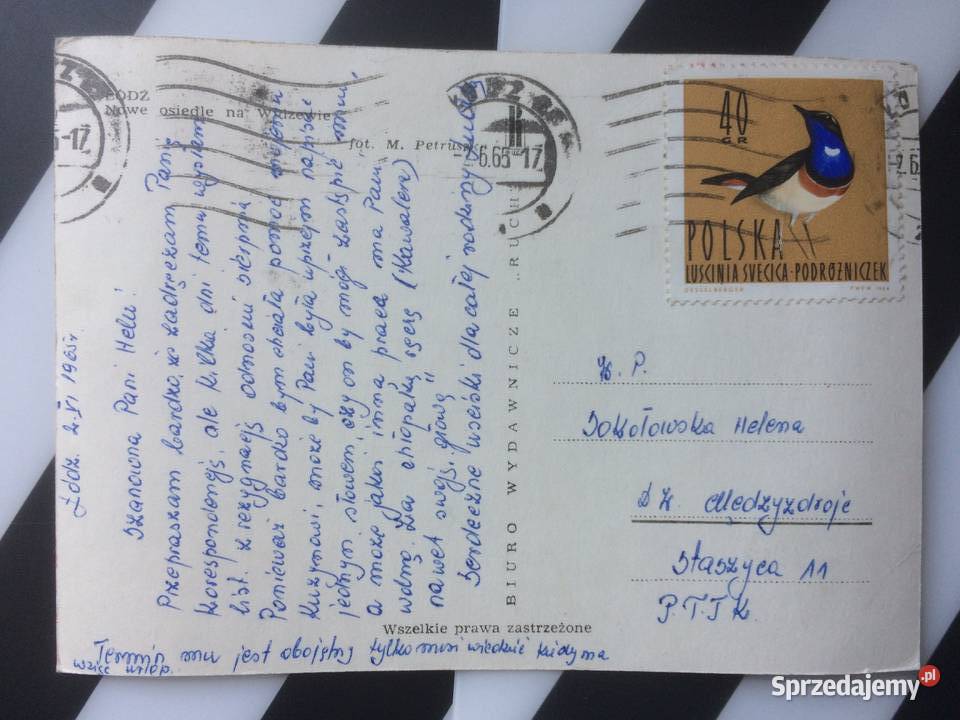 1098 Widokówka Łódź Pocztówki i karty telefoniczne Szczecin