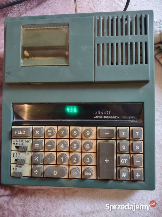 STARA LICZARKA KALKULATOR OLIVETTI DIVISUMMA wielkopolskie Gniezno