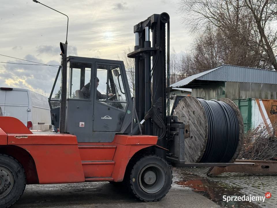 Wynajem wózka widłowego 12 ton z osprzętem UDT Elbląg