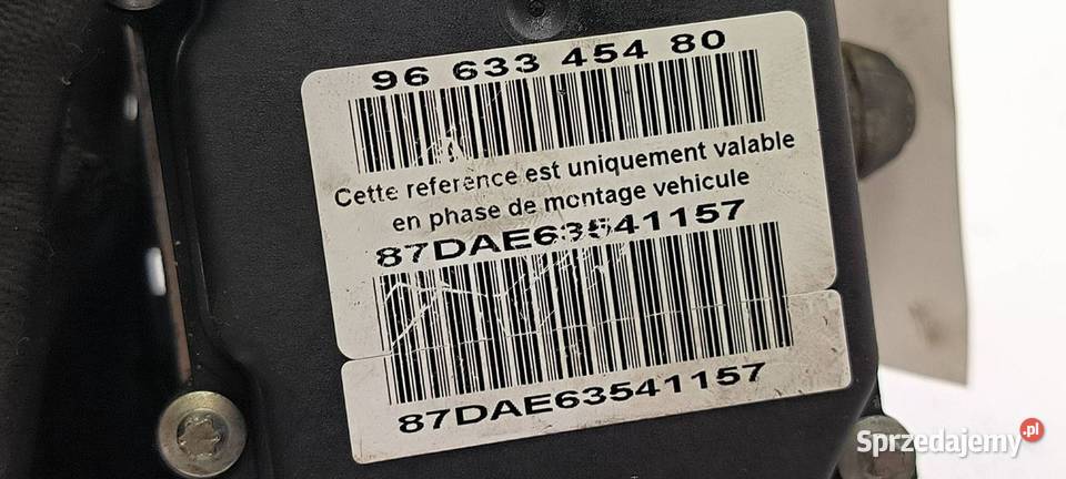 POMPA ABS HAMULCOWA CITROEN C4 9661886780 Lipno