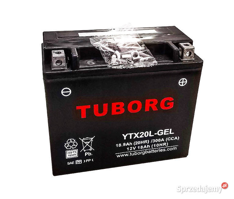 Akumulator Tuborg YTX20LGEL 12V 18Ah 300A P