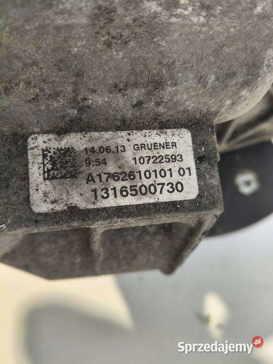 SKRZYNIA BIEGÓW Mercedes W176 15 CDI MANUALNA osobowe Skrzynie biegów manualne lubelskie Chełm