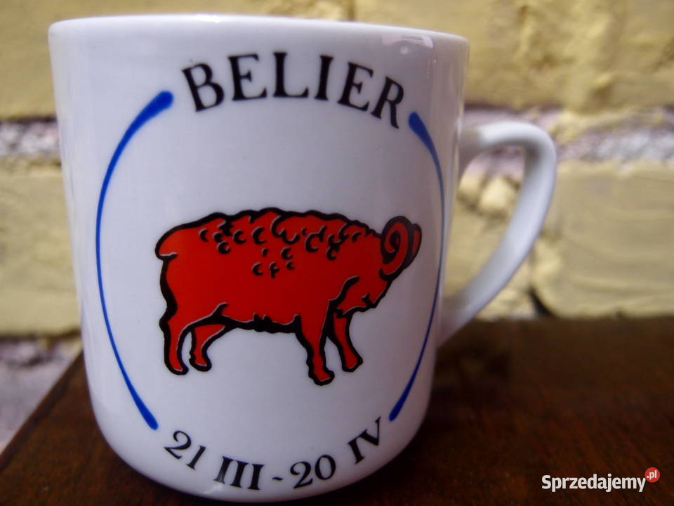 Kubki porcelanowe Lubiana znaki zodiaku Byk Łódź