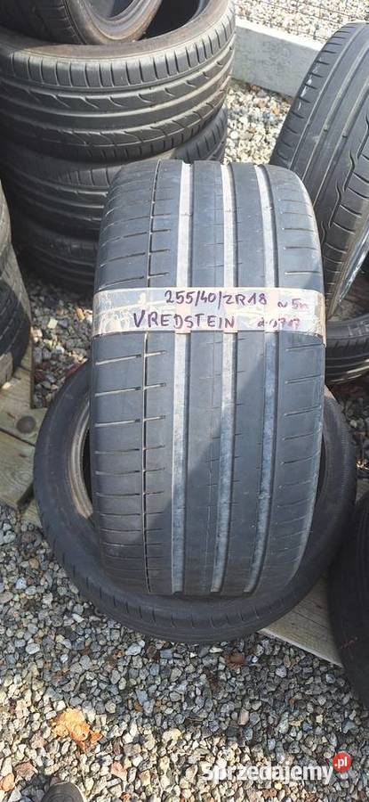 255 40 ZR18 Vredestein 2 lato PROMOCJA sprzedam