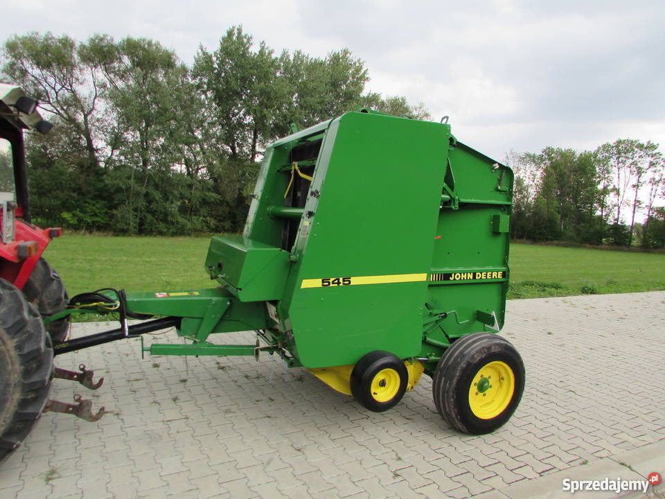 Prasa rolująca JOHN DEERE 545 z Austrii claas Rolujące (belujące) małopolskie Miechów