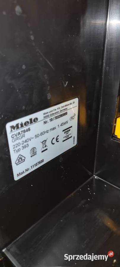 Kawiarka ekspres do kawy Miele CVA 7845 dolnośląskie Wrocław sprzedam