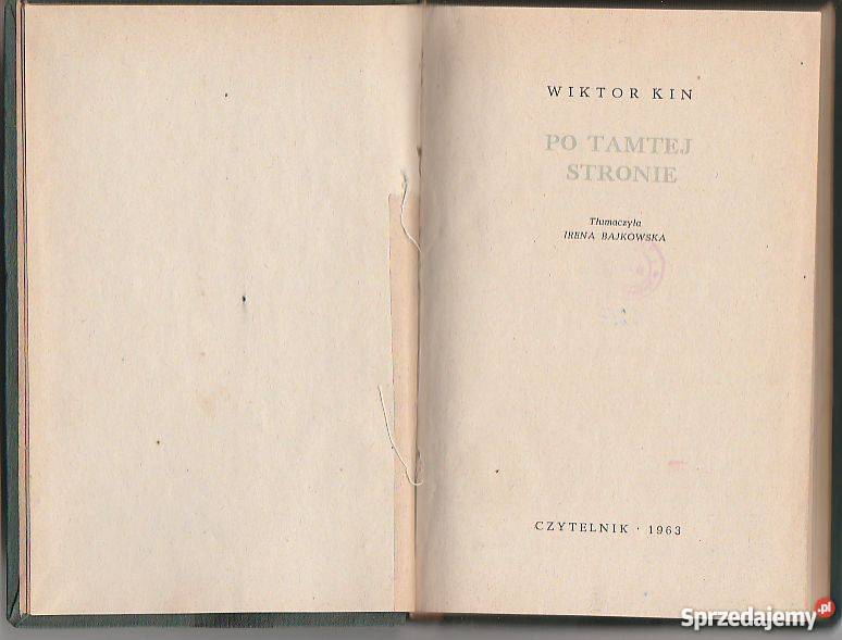 7300 TAMTEJ STRONIE WIKTOR KIM literatura piękna - proza zagraniczna Czyrna