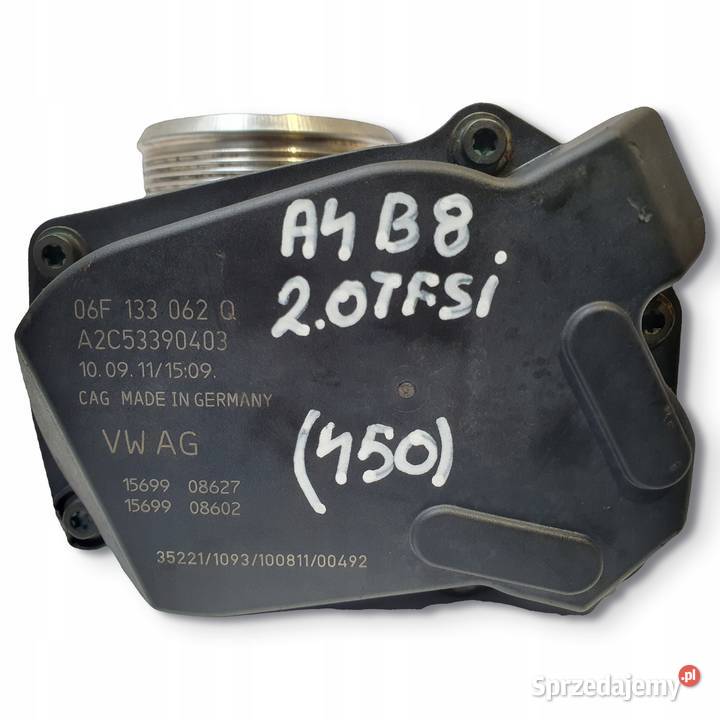 PRZEPUSTNICA Audi A4 B8 20 TFSI 06F133062Q Chełm