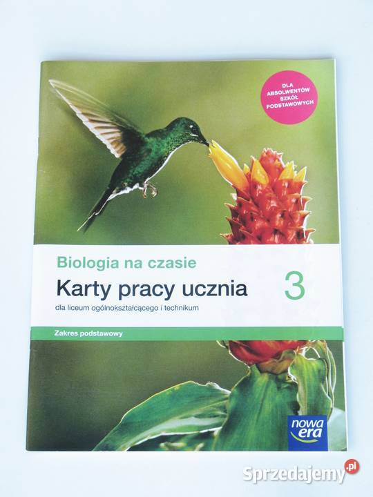 Biologia na czasie 3 Karta pracy ucznia JB Podręczniki małopolskie Kraków sprzedam