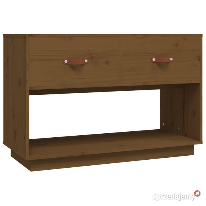 Szafka pod TV miodowy brąz 90x40x60 lite drewno Warszawa