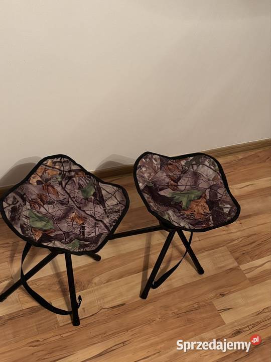 Nowe krzesła kempingowe na ryby dwie sztuki Krzesła Radłów