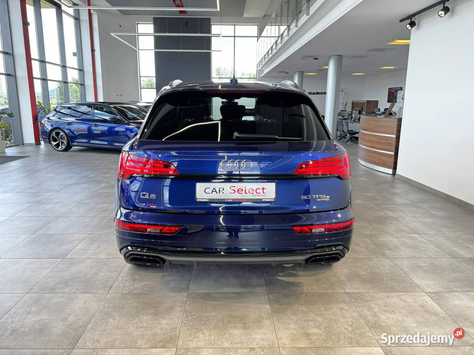 Audi Q5 Sline 50TFSI e 299 Stronic quattro 2021 granatowy Myślenice